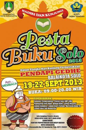 Kunjungi Pameran Pesta Buku Solo 2013