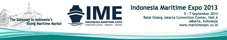 Pameran Indonesia Maritime Expo 2013 di JCC