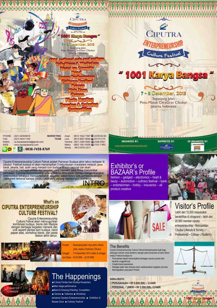 Ciputra Enterpreneurship Culture Fetival 2013