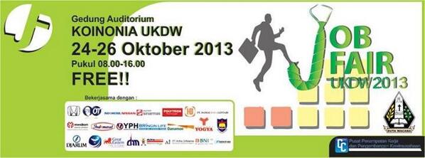 Job Fair UKDW Yogyakarta Oktober 2013