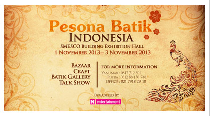 Pameran Batik dan Kerajinan di Pesona Batik Indonesia