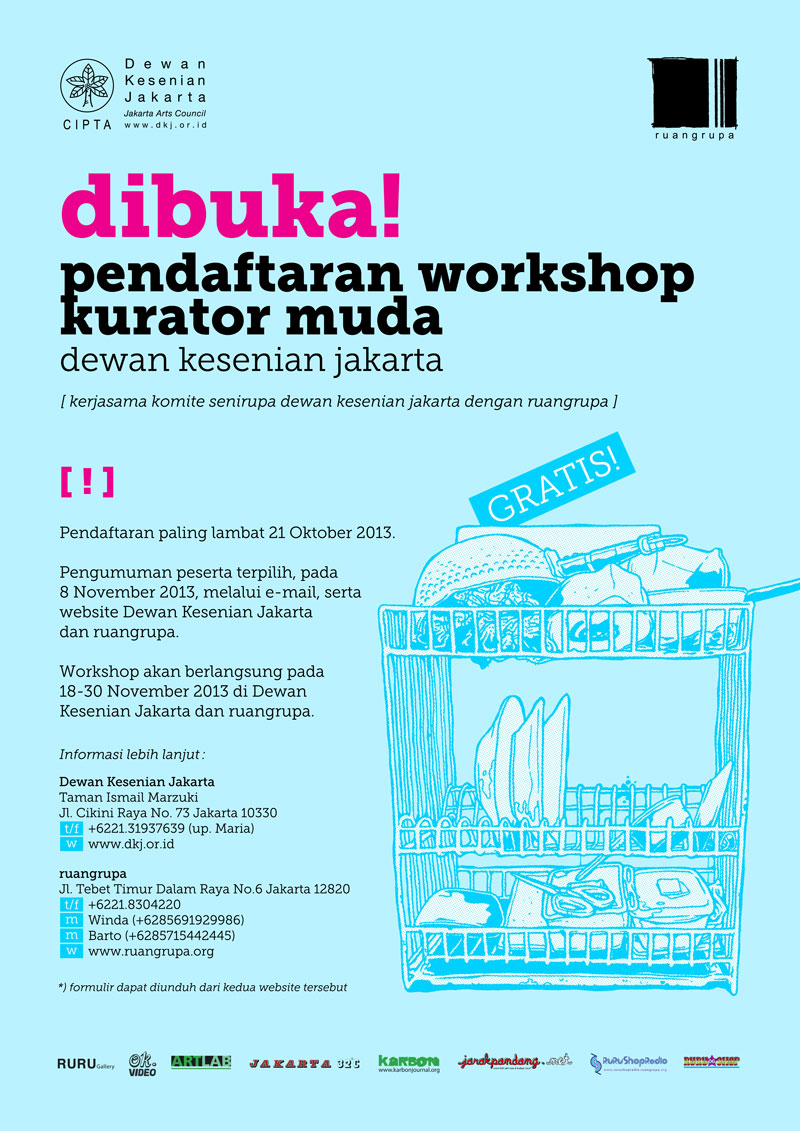 Workshop Kurator Muda Indonesia, Dewan Kesenian Jakarta