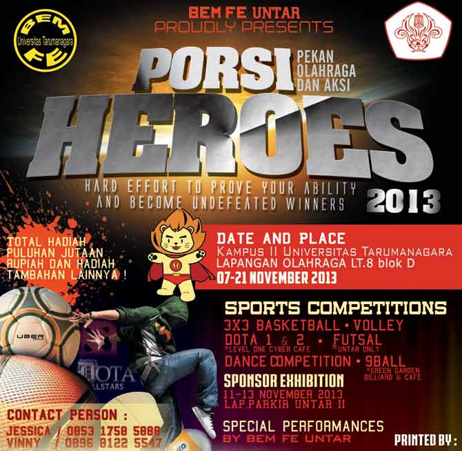 PORSI 2013 Universitas Tarumanagara