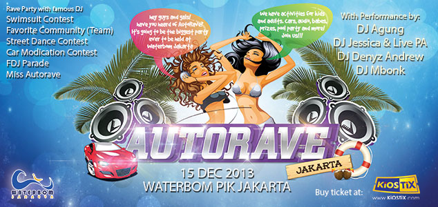 AUTORAVE Jakarta di Waterboom PIK