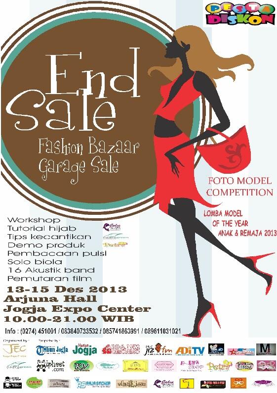 Diskon akhir tahun, End Sale Fashion Bazaar Garage Sale 2013