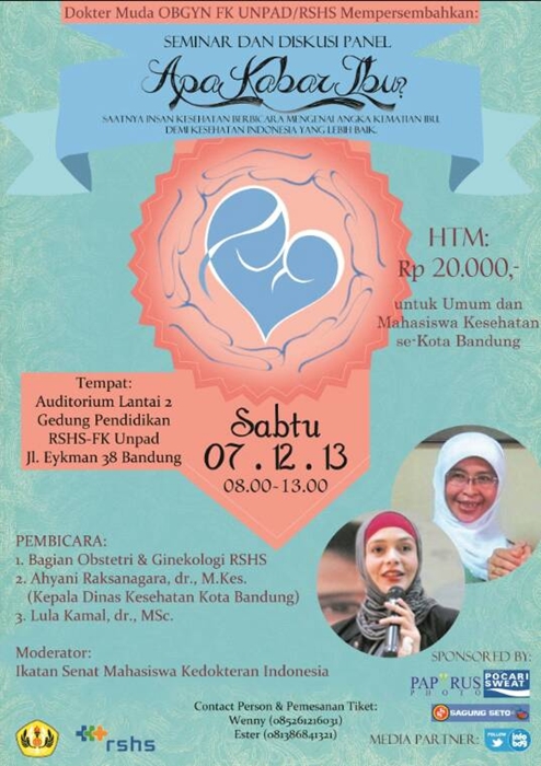 OBGYN FK UNPAD/RSHS adakan Seminar ‘Apa Kabar Ibu’