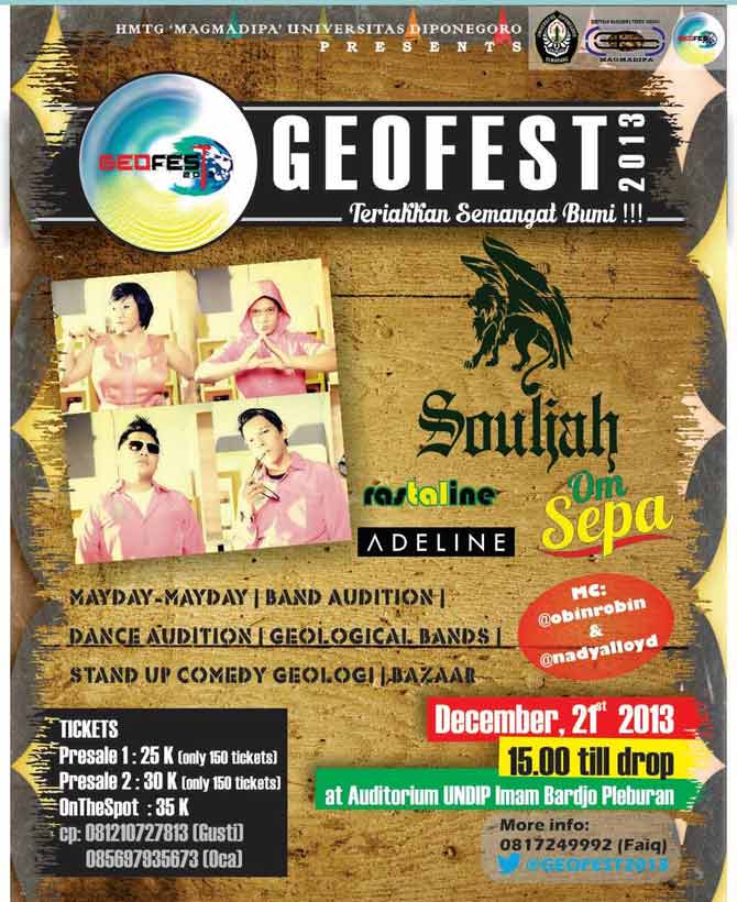 GEOFEST 2013 UNDIP Semarang
