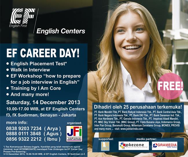 Job Fair, EF Career Day 2013 di fX Sudirman Jakarta