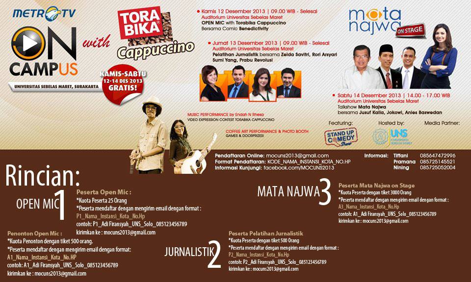 Metro TV on Campus hadir di Solo