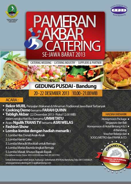 Pameran Akbar Catering se-Jawa Barat 2013