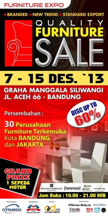 Pameran Furniture Expo ‘Quality Furniture Sale’