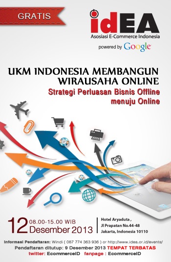 Seminar : UKM Indonesia Membangun Wirausaha Online