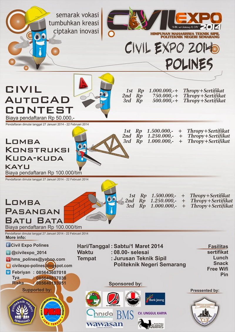 CIVIL EXPO 2014 (lomba untuk pelajar SMK Se-Jateng DIY)