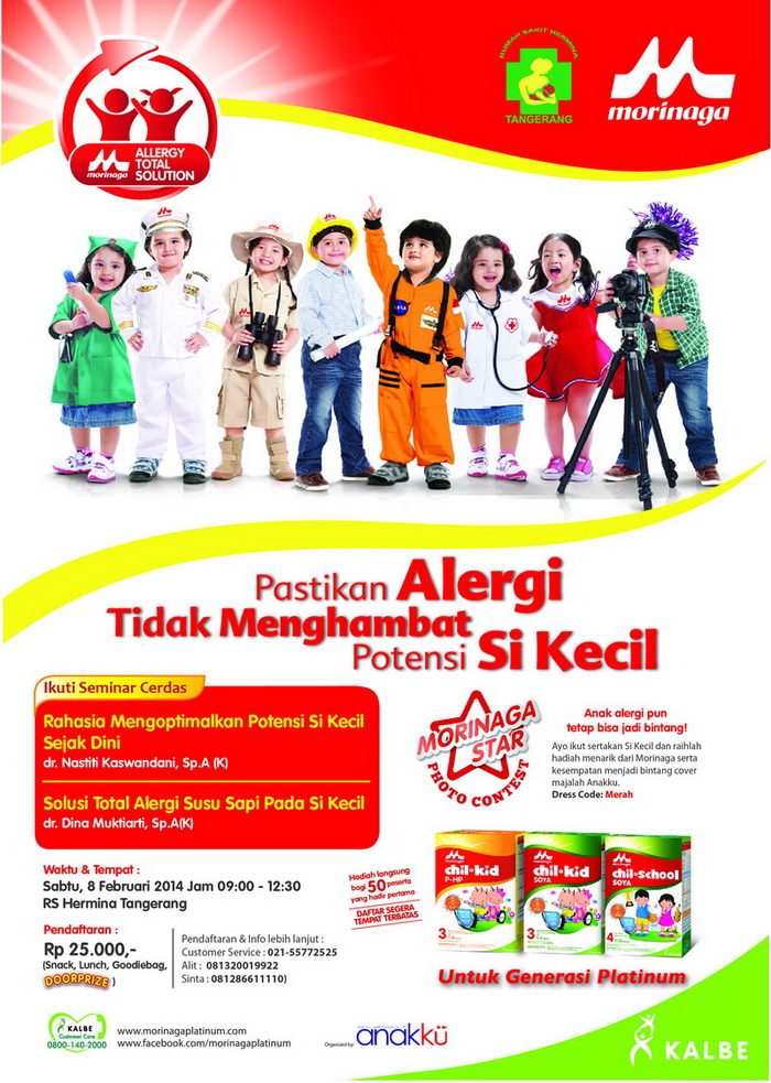 Seminar cerdas untuk anak dari Morinaga