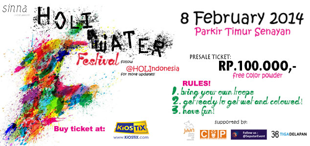 HOLI Water Festival 2014 Jakarta