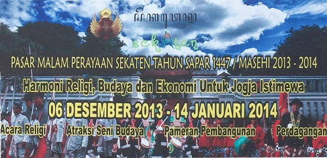 Meriahnya Pasar Malam Sekaten Yogyakarta