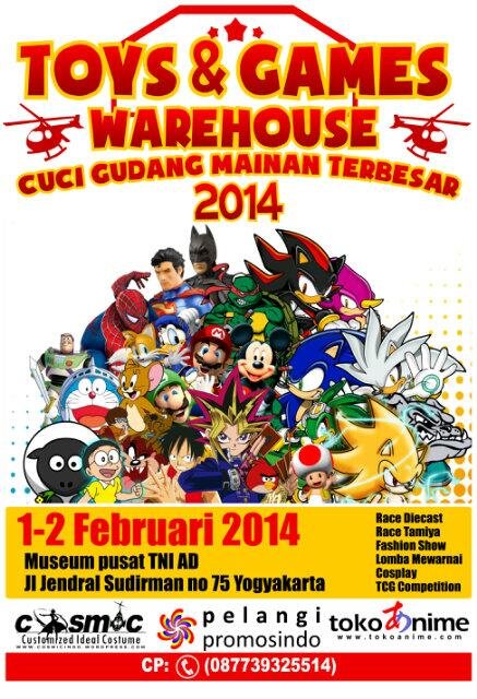 Pameran Toys & Games Warehouse Yogyakarta