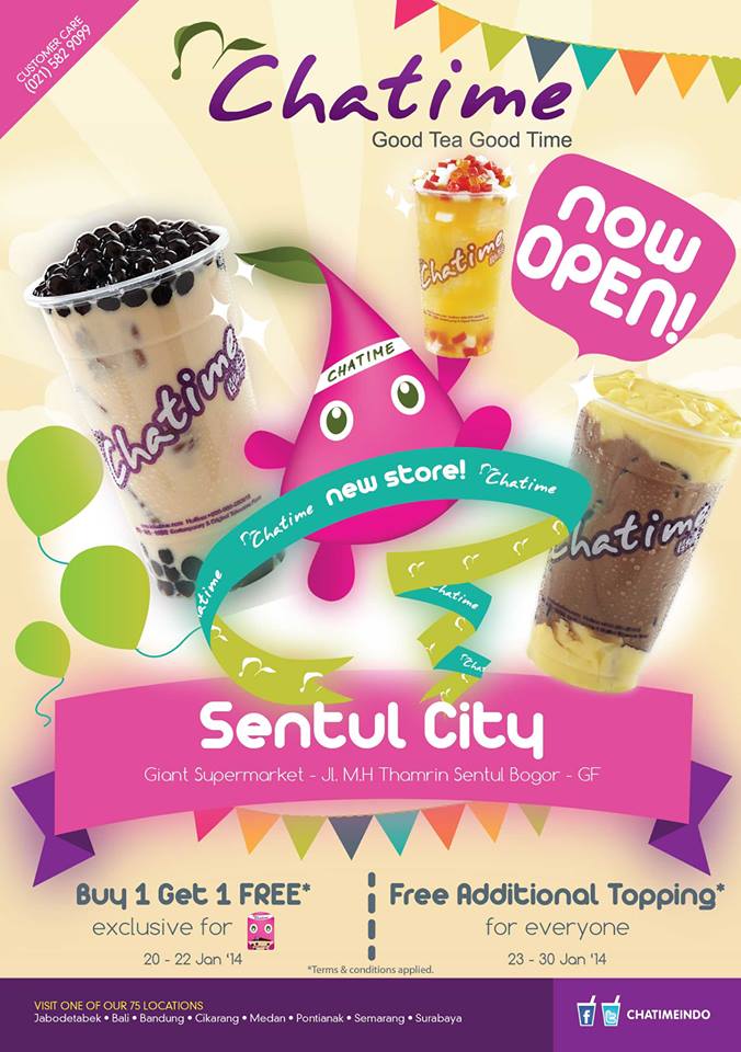 Promo Chatime di Sentul City