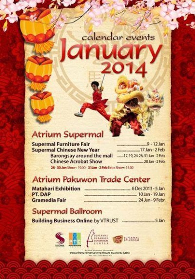 Rangkaian program dan jadwal acara SPI – PTC Januari 2014