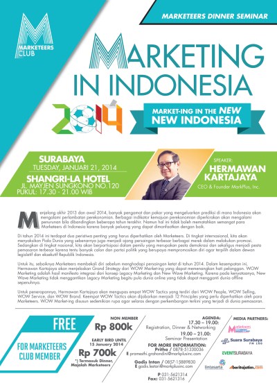 Seminar Marketing In Indonesia 2014