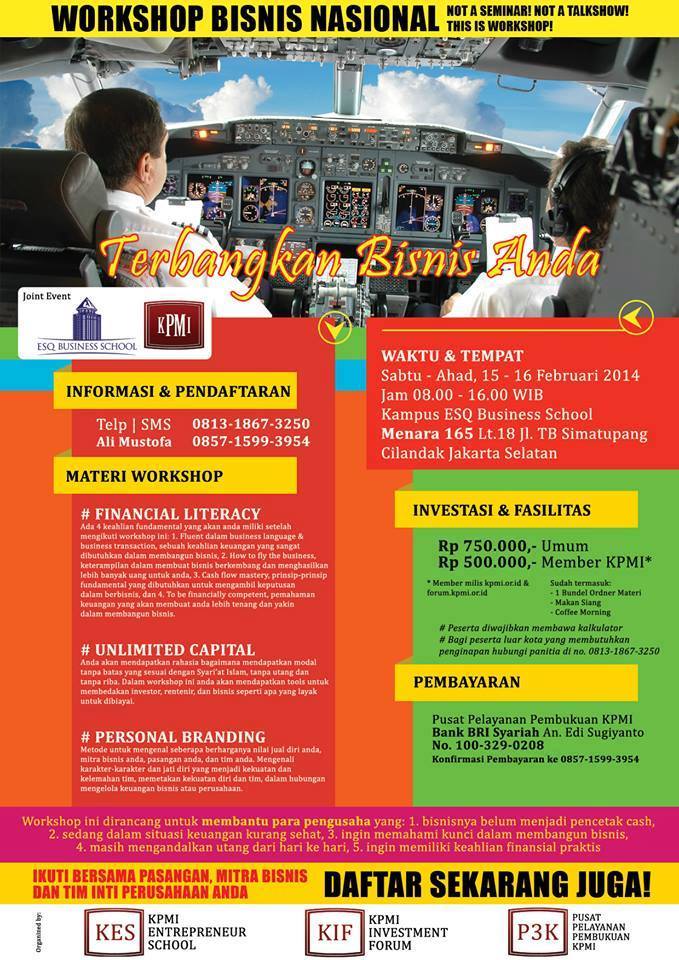 Workshop Nasional "Financial Literacy untuk Pengusaha Muslim"