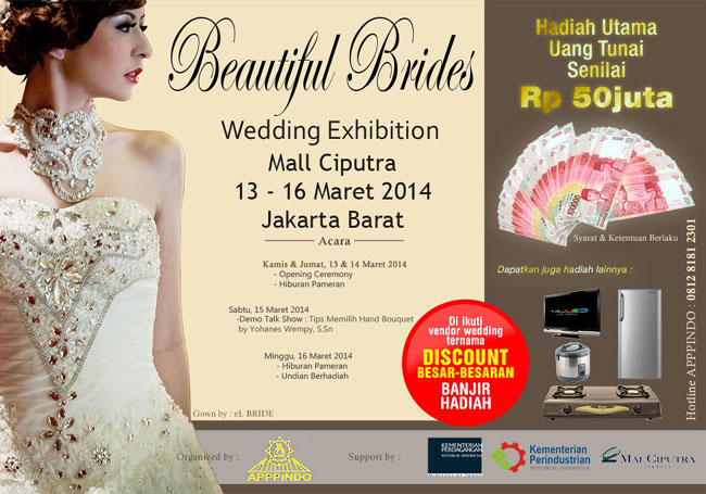 Beautifull Brides, Wedding Exhibition Mall Ciputra Jakarta Barat