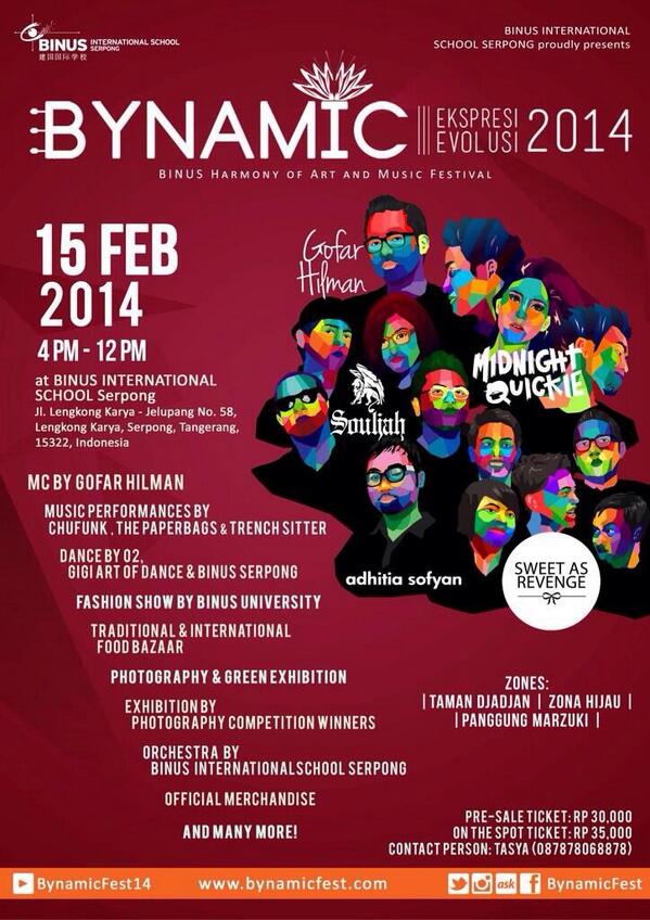 Bynamic Fest persembahan dari BINUS Serpong