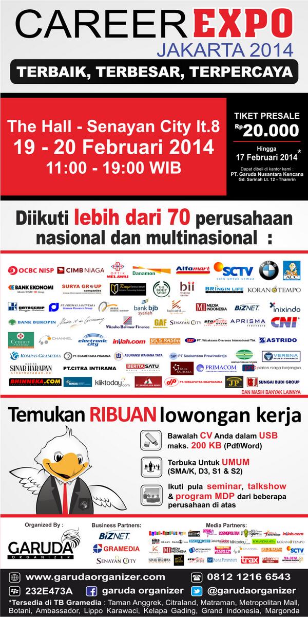 Career Expo Jakarta 2014, Job Fair Jakarta