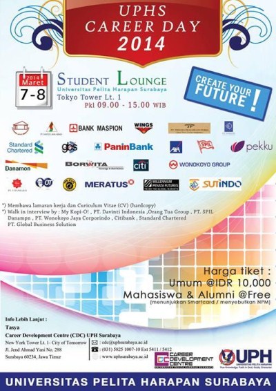 Job Fair Universitas Pelita Harapan Surabaya Career Day 2014