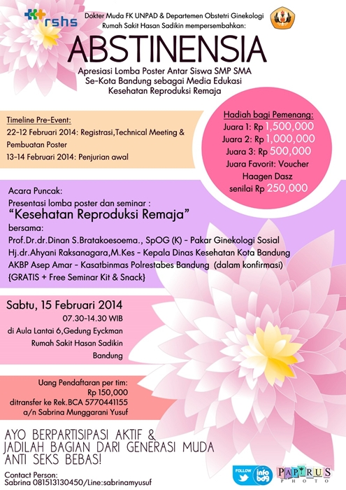 Presentasi Lomba Poster dan Seminar FK UNPAD, ABSTINENSIA