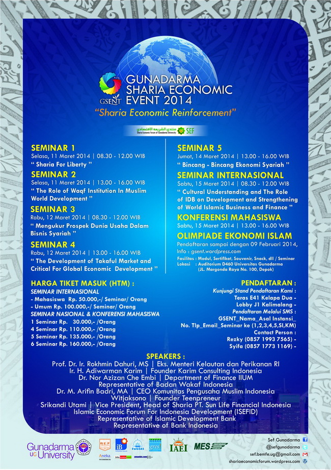 Seminar Gunadarma Sharia Economic Event 2014