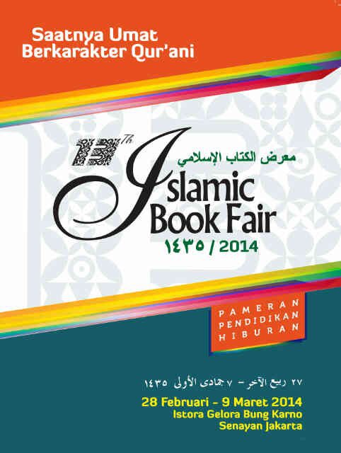Pameran 13rd Islamic Book Fair (IBF) 2014