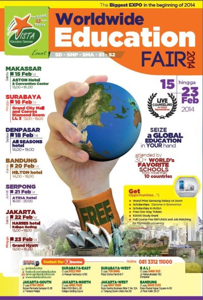Rangkaian pameran Worldwide Education Fair 2014
