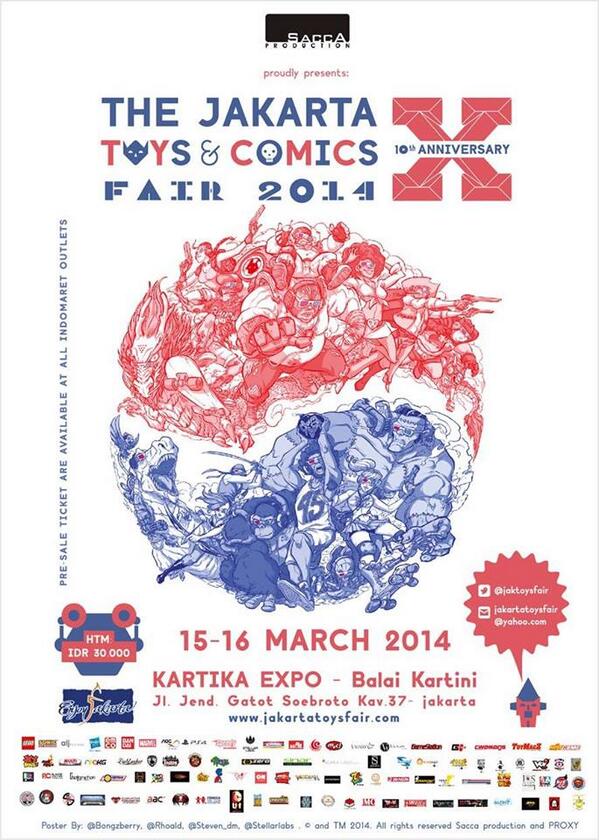 Pameran Jakarta 10th Toys & Comics Fair 2014