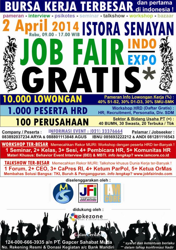 Job Fair Indo Expo Senayan, Jakarta