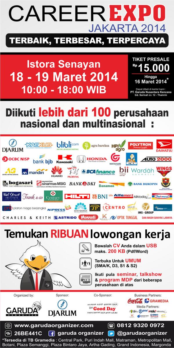 Job Fair, Career Expo Jakarta 2014 Istora Senayan