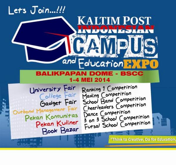 Lets Join! Kaltim Post Campus & Education Expo
