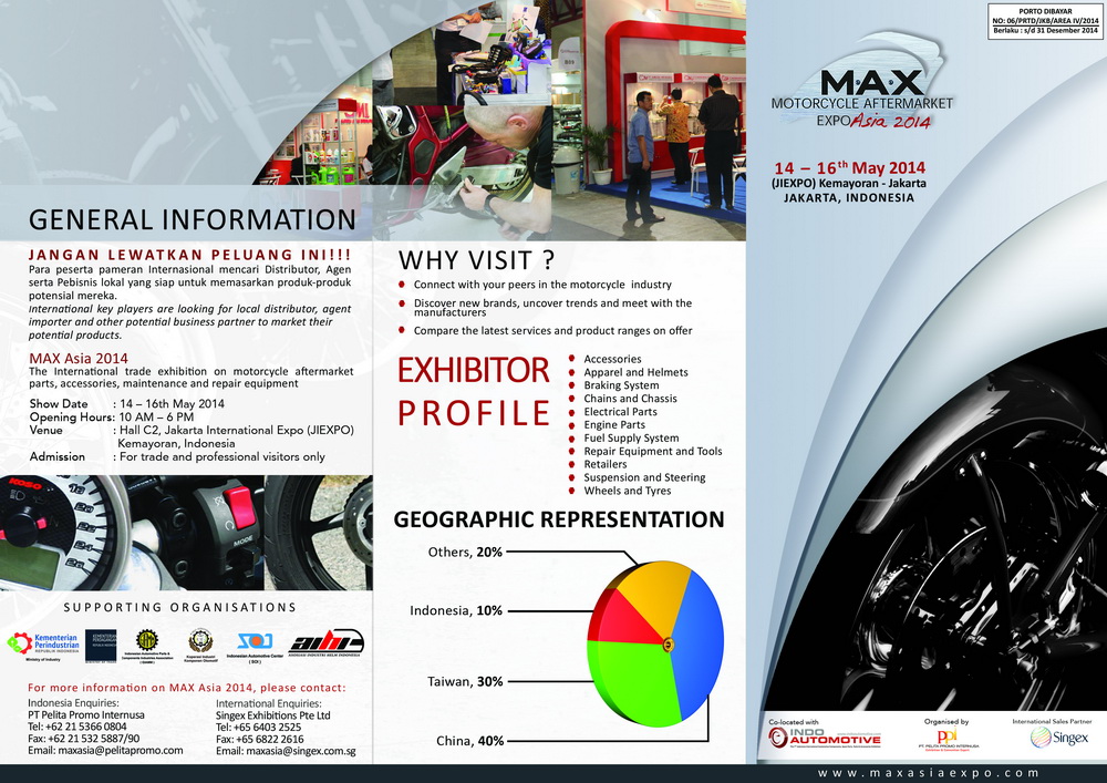 Pameran MAX Asia 2014 (Motorcyle Aftermarket Expo Asia)