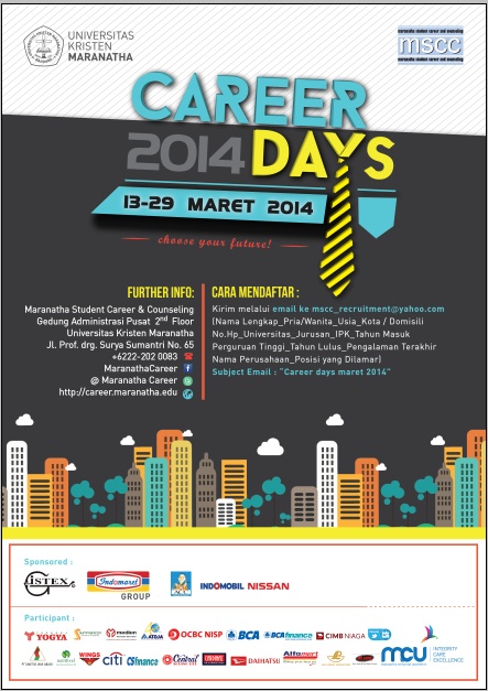 Maranatha Career Days 2014, Bursa Kerja Bandung