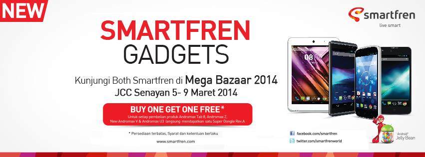 Smartfren Gadgets di Mega Bazaar Consumer Show 2014