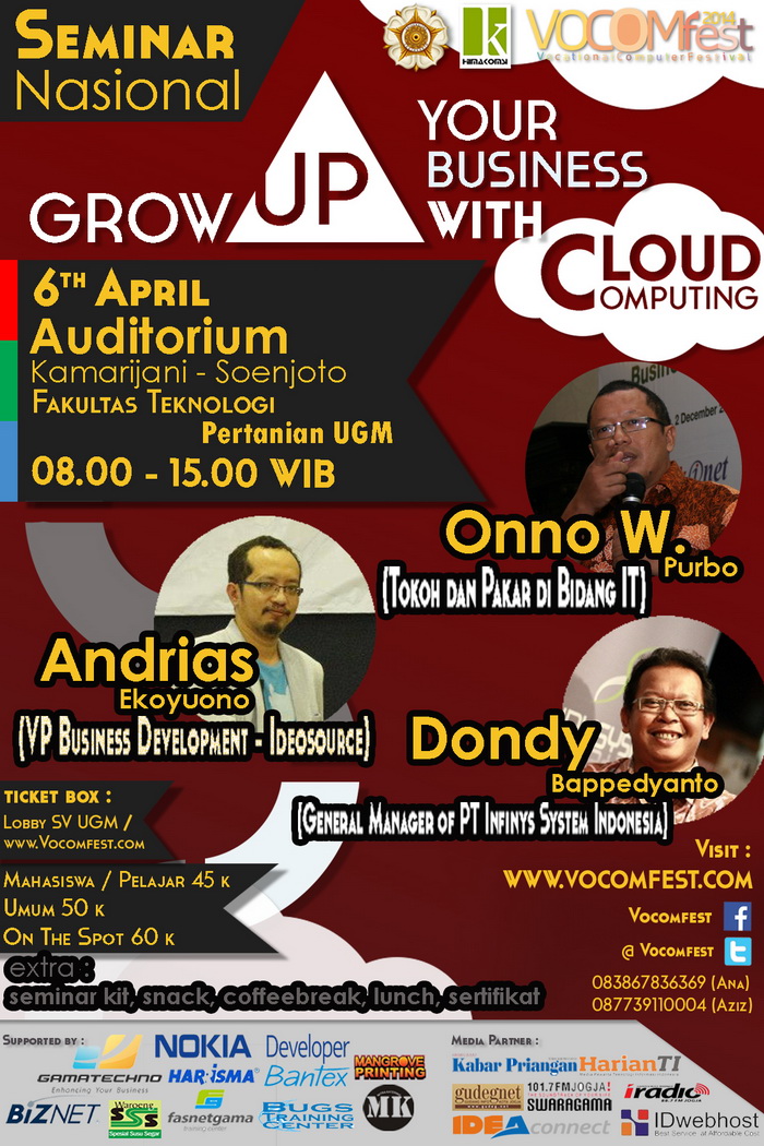 Seminar Nasional Vocomfest 2014 Yogyakarta