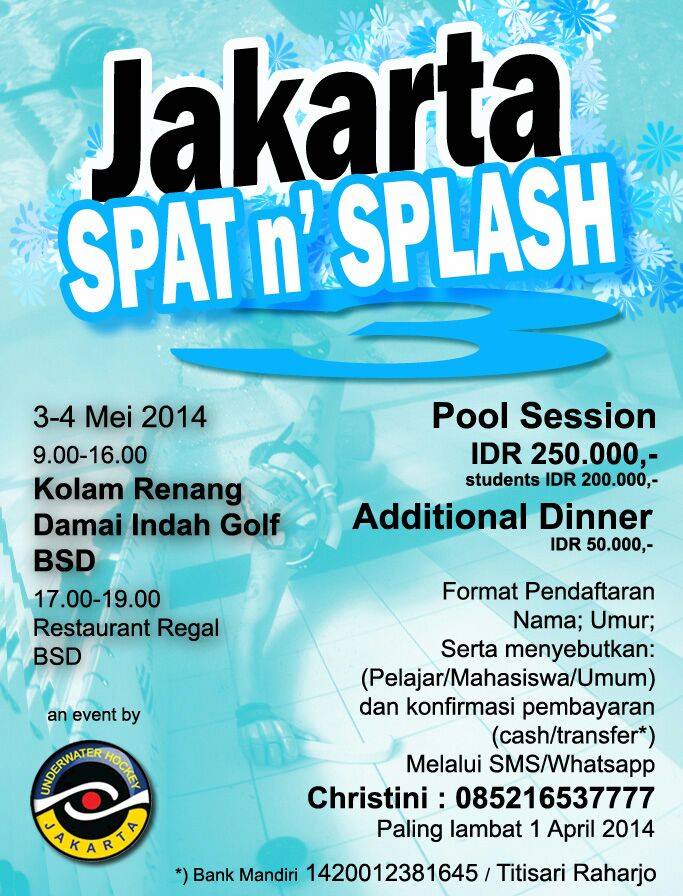 Jakarta Spat n' Splash (JSNS), Underwater Hockey