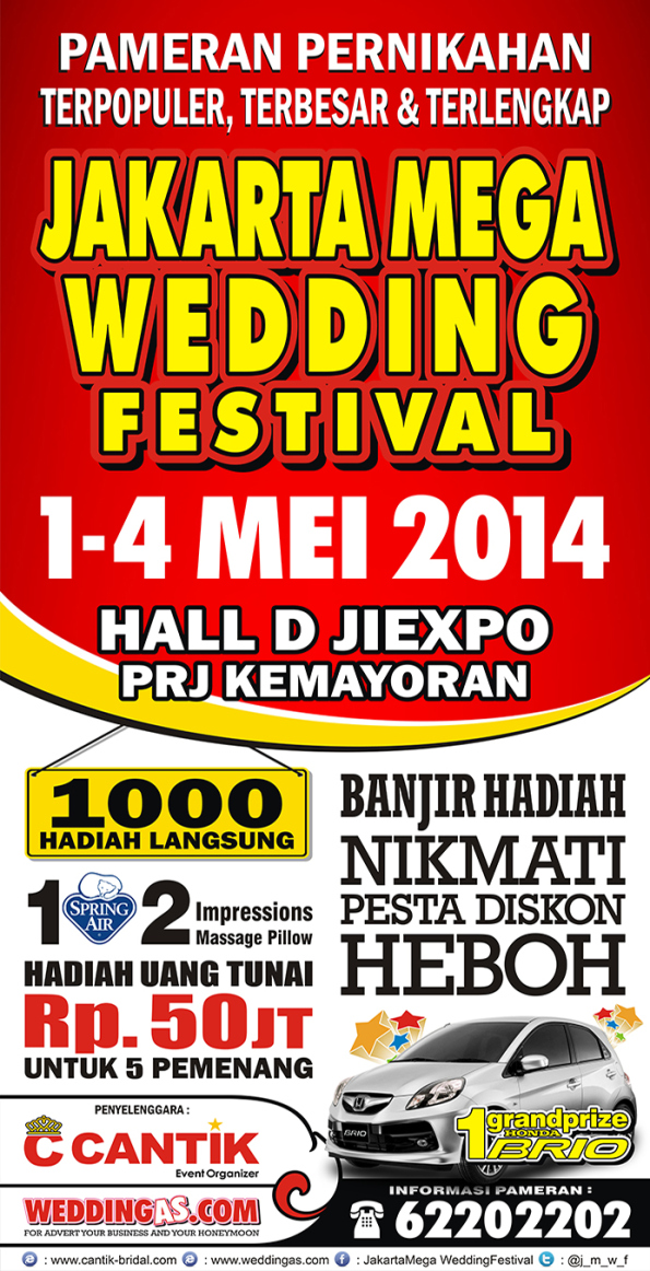 Jakarta Mega Wedding Festival JIExpo Kemayoran Jakarta