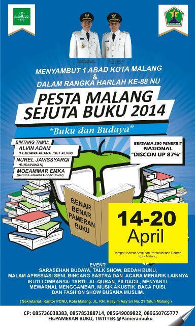 Pameran buku, Pesta Malang Sejuta Buku 2014
