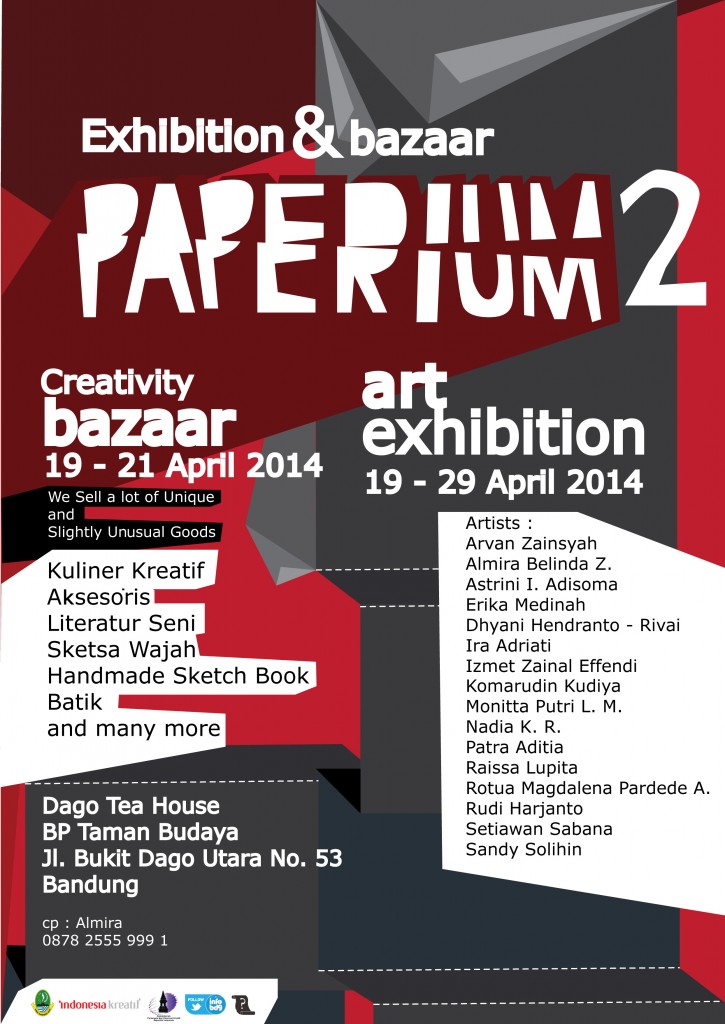 Paperium 2 Exhibition & Bazaar Bandung