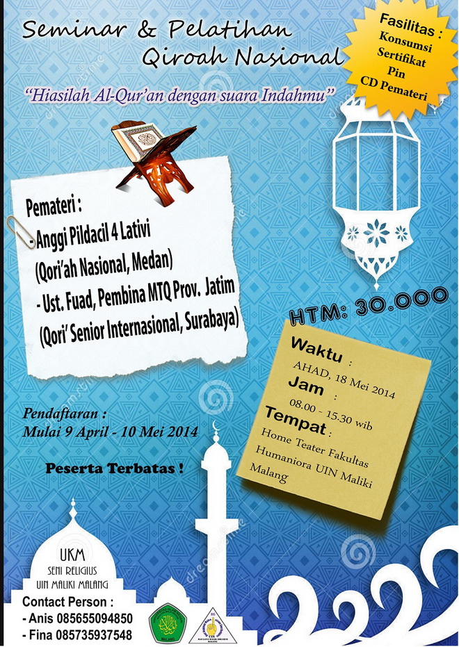 Seminar & Pelatihan Qiroah Nasional