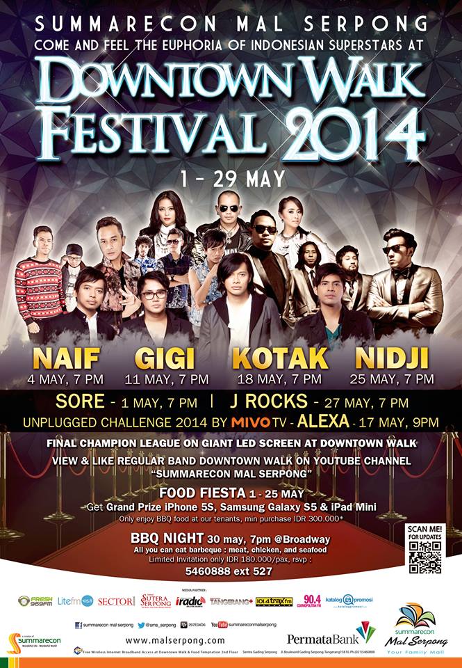 Downtown Walk Festival 2014 Summarecon Mal Serpong