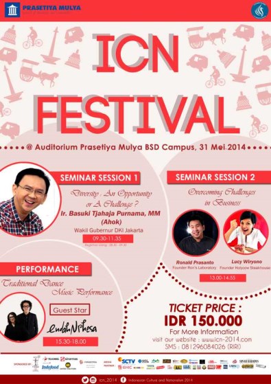 ICN Festival (Indonesian Culture and Nationalism) 2014 Tangerang