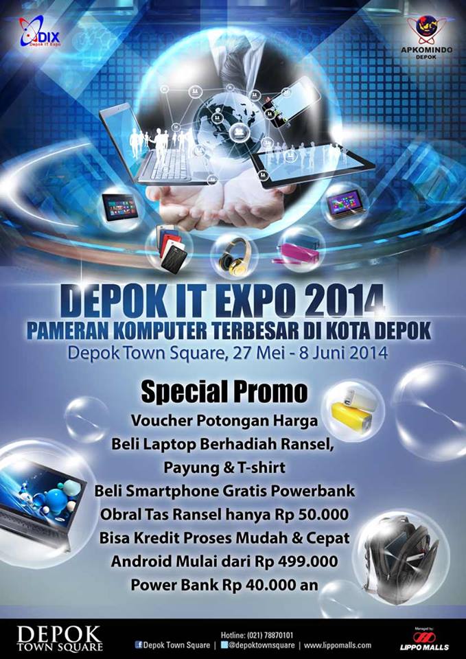 DEPOK IT EXPO 2014 Pameran Komputer Terbesar di Kota Depok