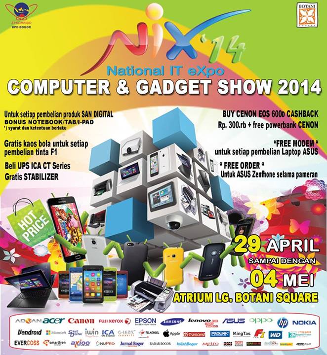 Pameran National IT Expo - Computer & Gadget Show Bogor